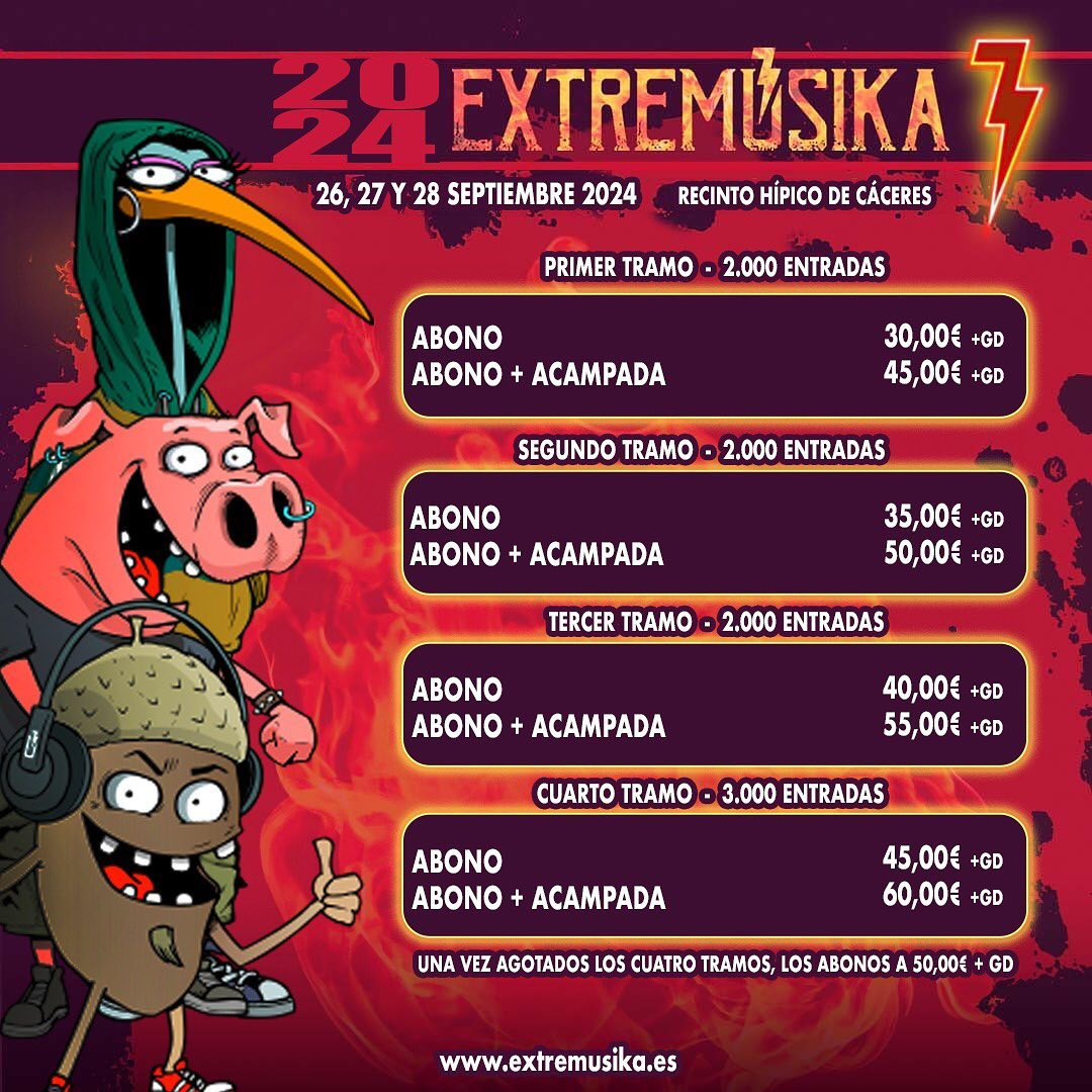 EXTREMUSIKA PRECIOS