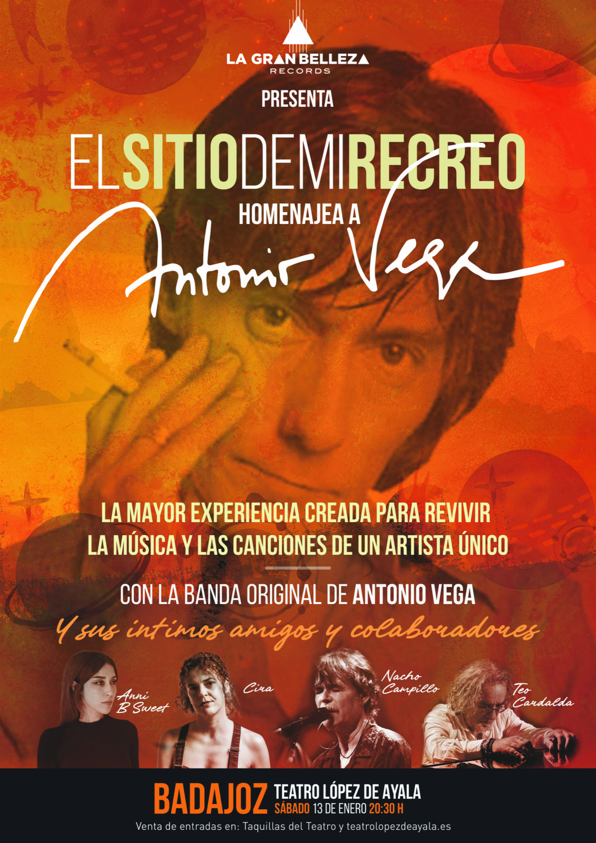 CARTEL EL SITIO DE MI RECREO BADAJOZ